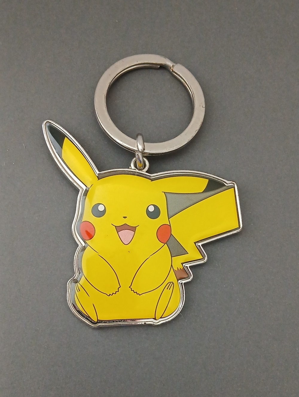 Pokémon Pikachu Yellow Metal Keychain